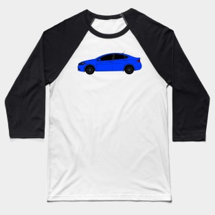 Dodge Dart Blue Streak Sticker Baseball T-Shirt